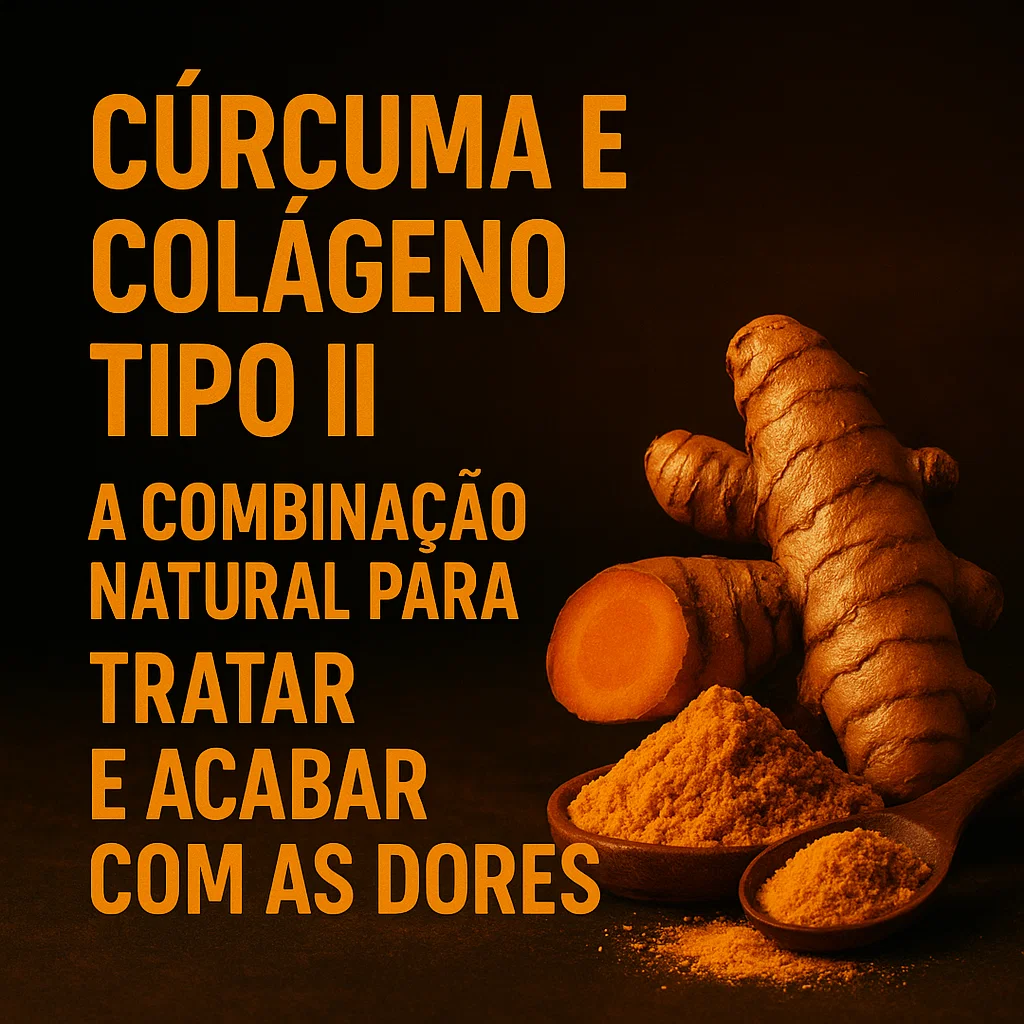 Cúrcuma e Colágeno Tipo II: A Combinação Natural para Tratar e Acabar com as Dores