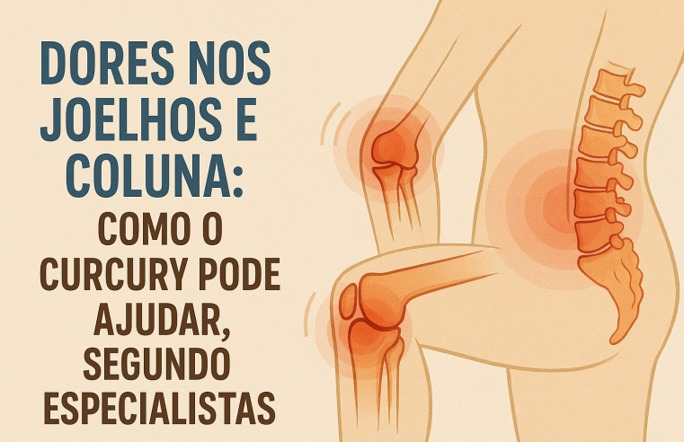 Dores nos Joelhos e Coluna: Como o Curcury Pode Ajudar, Segundo Especialistas.