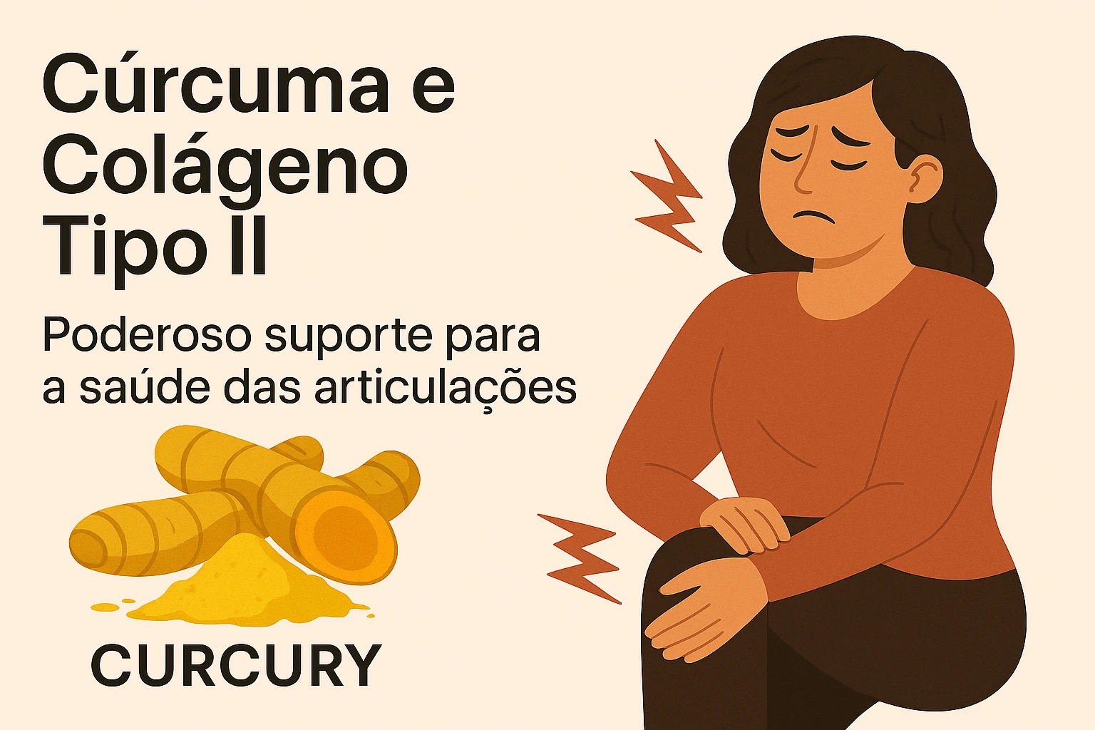 Suplementos naturais: vale a pena investir em cúrcuma com colágeno tipo II?